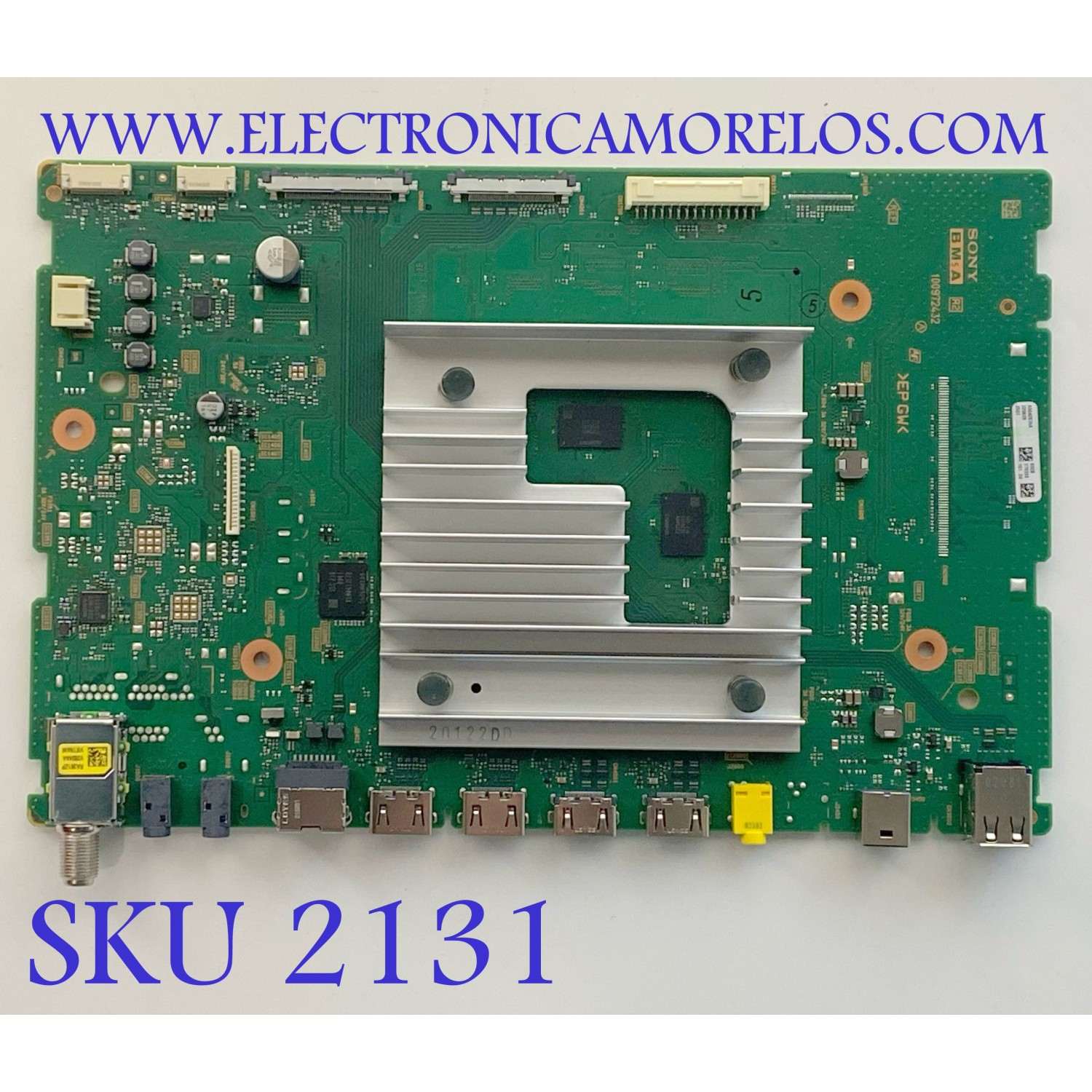 MAIN ORIGINAL PARA TV SONY BRAVIA 4K UHD HDR GOOGLE TV / NUMERO DE PARTE A5042676A 932 / A5042676B 932 / 100972432 / A-5042-676-A / A-5042-676-B / PANEL YDCM085CCU11 / DISPLAY T850QVN03.J / MODELO KD-85X80K / KD85X80K 